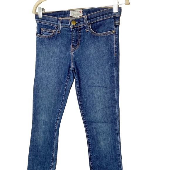 Current Elliot Dark Blue Stiletto Jeans Cropped Ankle Women’s 26 - Picture 3 of 8